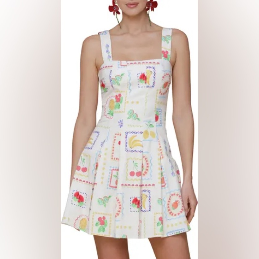 Paneled Stretch Cotton Mini Sundress
Avec Les Filles